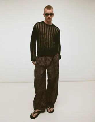 Kareli Jogger Pantolonlar