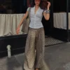 Kareli Paraşüt Pantolonlar – #Bershkastyle – Kadın