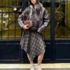 Kemerli Faux Leather Bomber Ceket – #Bershkastyle – Kadın