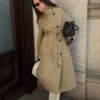 Kemerli Uzun Trençkot – Ceketler ve Trençkotlar