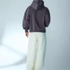 Kısa, Bol Fit, Fermuarlı, Desenli Sweatshirt – Sweatshirtler ve Kapüşonlular