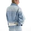 Kısa Denim Rhinestone Ceket – Ceketler ve Trençkotlar