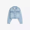 Kısa Denim Rhinestone Ceket – Ceketler ve Trençkotlar