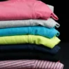 Kısa Kollu Bisiklet Yaka Tişört – T-shirtler – Kadın
