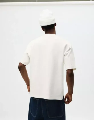 Kısa Kollu Peluş Tişört – T-shirtler ve Polo Yaka Tişörtler
