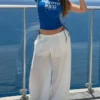 Kısa Kollu Spor Desenli T-shirt