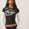 Kısa Kollu Spor Desenli Tişört – T-shirtler