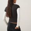 Kısa Kollu Spor Desenli Tişört – T-shirtler