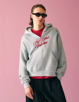 Kısa Yıkanmış Efektli Kapüşonlu Sweatshirt – Erkek