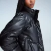 Leather Efektli Puffer Ceket – Ceketler ve Trençkotlar