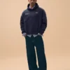 Nakışlı Bol Kesim Kapüşonlu Sweatshirt – Sweatshirtler ve Kapüşonlular