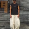Nakışlı Kolsuz T-Shirt