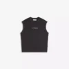 Nakışlı Kolsuz T-Shirt