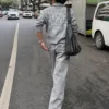 Nakışlı Süper Bol Kesim Kot Pantolonlar