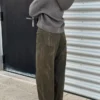 Neopren Efektli Oversize Fermuarlı Sweatshirt