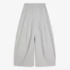 Neopren Efektli, Stopperlı Wide Leg Pantolonlar – #Bershkastyle – Kadın