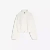 Neopren Etkili Balon Kesim Fermuarlı Sweatshirt