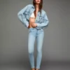 Orta Bel Push-Up Skinny Kot Pantolonlar – Pantolonlar