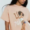 Oversize Baskılı T-Shirt Tyla – Kadın