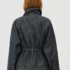 Oversize Dokulu Denim Ceket – Ceketler ve Trençkotlar