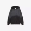 Oversize Fermuarlı Kapüşonlu Sweatshirt