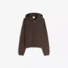 Oversize Fermuarlı Kapüşonlu Sweatshirt – Sweatshirtler ve Kapüşonlular