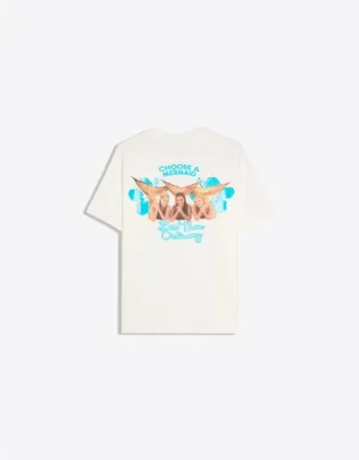 Oversize H2O Baskılı T-shirt