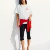 Oversize Kısa Kollu Baskılı T-Shirt – Kadın