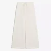 Pileli Rustik Wide Leg Pantolon
