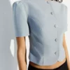 Pofuk Kollu Şortlu Blazer – Ceketler ve Trençkotlar