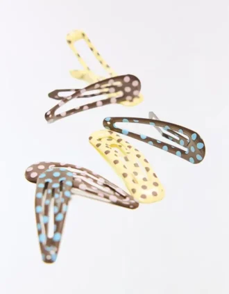 Polka Dot Saç Tokası Paketi