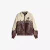 Renk Bloklu Faux Leather Ceket – Ceketler
