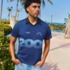 Retro Desenli Polo Yaka Tişört – Bershka Lovers