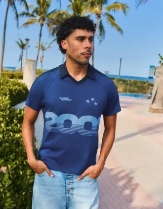 Retro Desenli Polo Yaka Tişört – Bershka Lovers