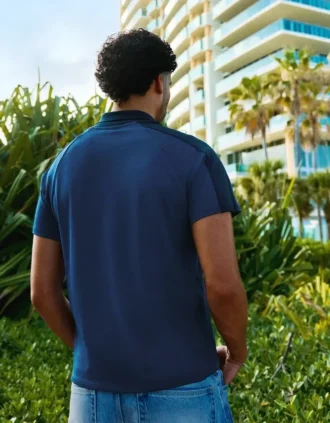 Retro Desenli Polo Yaka Tişört – Bershka Lovers
