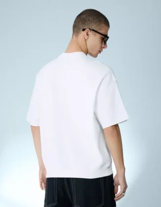 Ribana Peluş Kısa Kollu Tişört – T-shirtler ve Polo Yaka Tişörtler