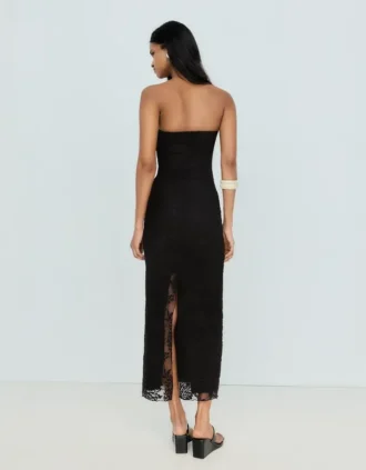 Rustik Bandeau Midi Elbise
