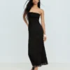 Rustik Bandeau Midi Elbise