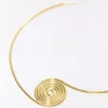 Sert Spiral Kolye