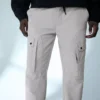 Slim Fit Teknik Cargo Pantolon – Pantolonlar