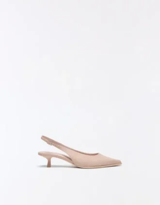 Slingback Kitten-Heel Ayakkabılar
