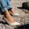 Slingback Kitten-Heel Ayakkabılar – Topuklu Ayakkabılar