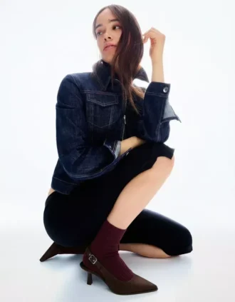 Slingback Kitten-Heel Topuklu Ayakkabılar – Ayakkabılar