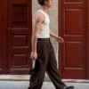 Süper Bol Pileli Yarı Jogger Pantolonlar