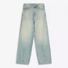 Süper Wide Leg Düşük Bel Kot Pantolon – #Bershkastyle – Kadın