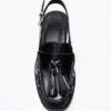 Arkası Açık Püsküllü Loafer
