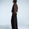Stoperli Peluş Barrel Pantolonlar