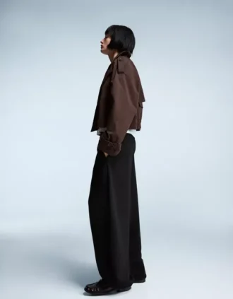 Stoperli Peluş Barrel Pantolonlar