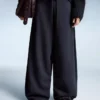 Stoperli Peluş Barrel Pantolonlar