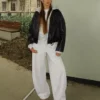 Stoperli Peluş Barrel Pantolonlar – #Bershkastyle – Kadın